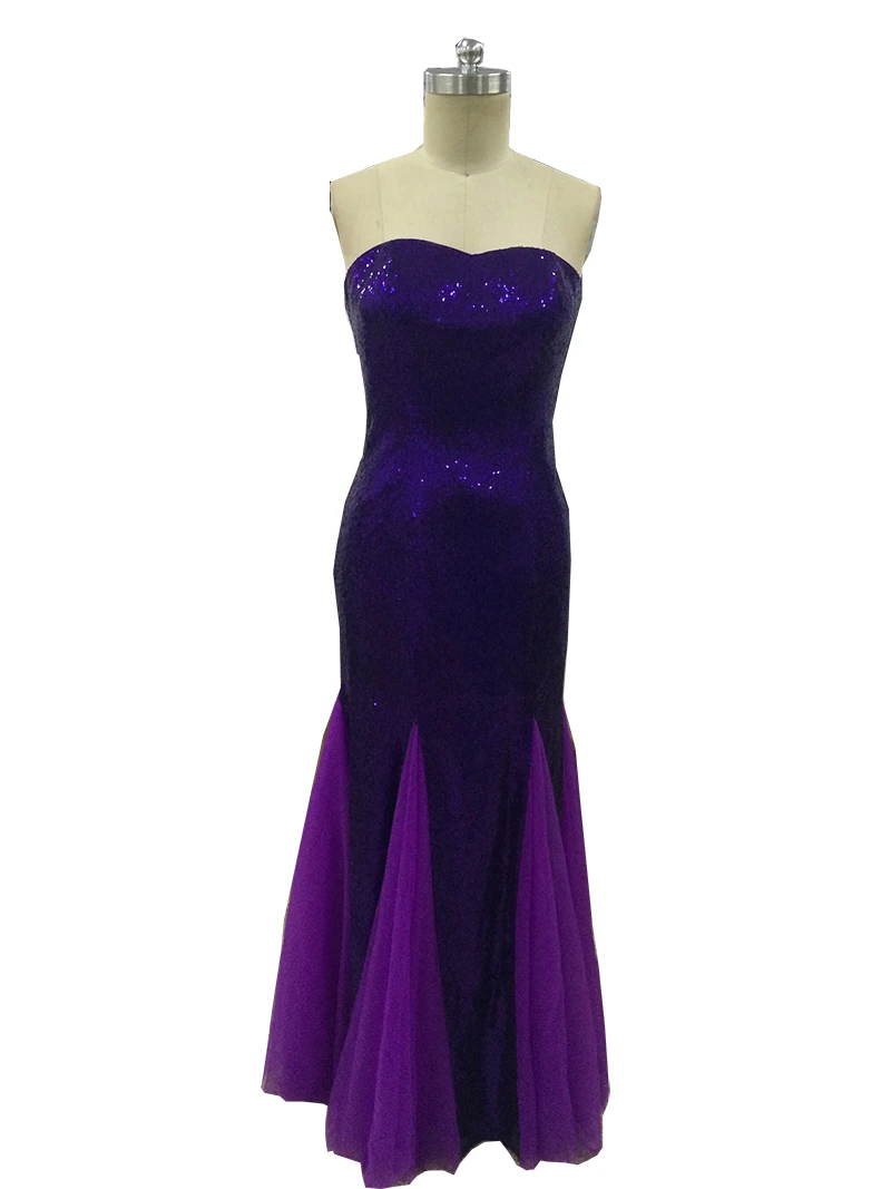 

Платье подружки невесты из тюля с блестками