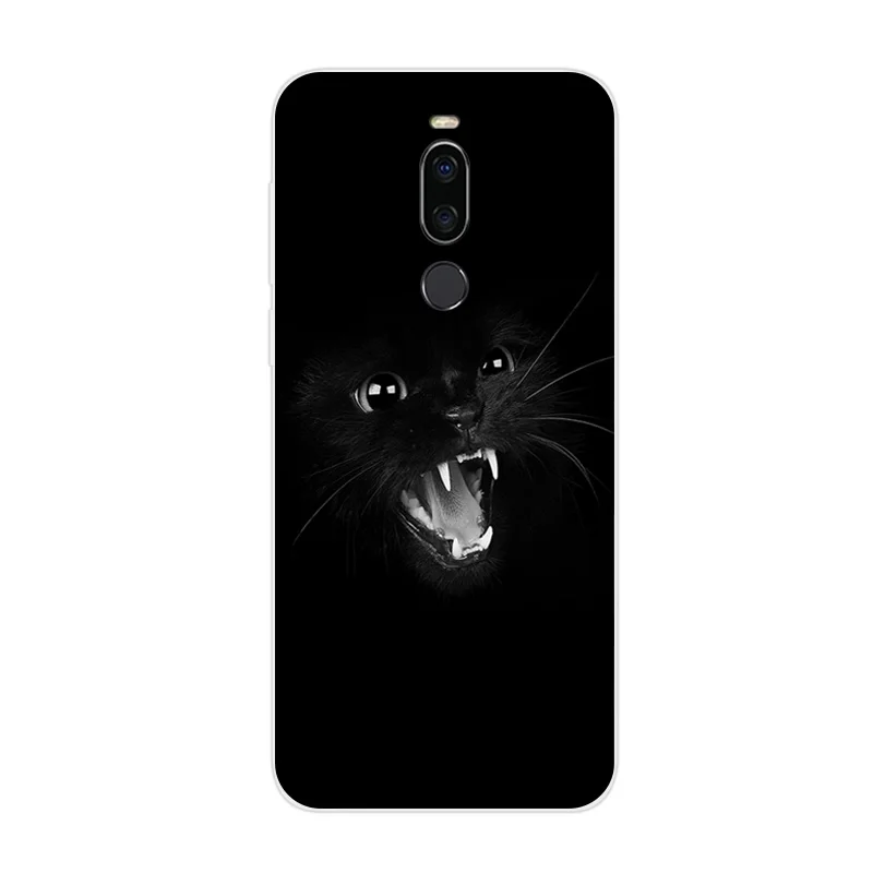 6 2 &quotдля Meizu X8 Прозрачный чехол для телефона X 8 мягкий силиконовый Деревянный Funda