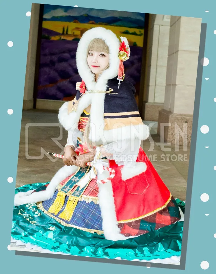 Cosplayonsen Love Live! Рождество боготворили проснулся Котори минами косплей костюм