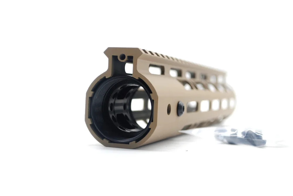Тактическая AR15 Tan 10 &quotдюймовая свободная поплавок M Lok Handguard Picatinny Rail Mount Bracket