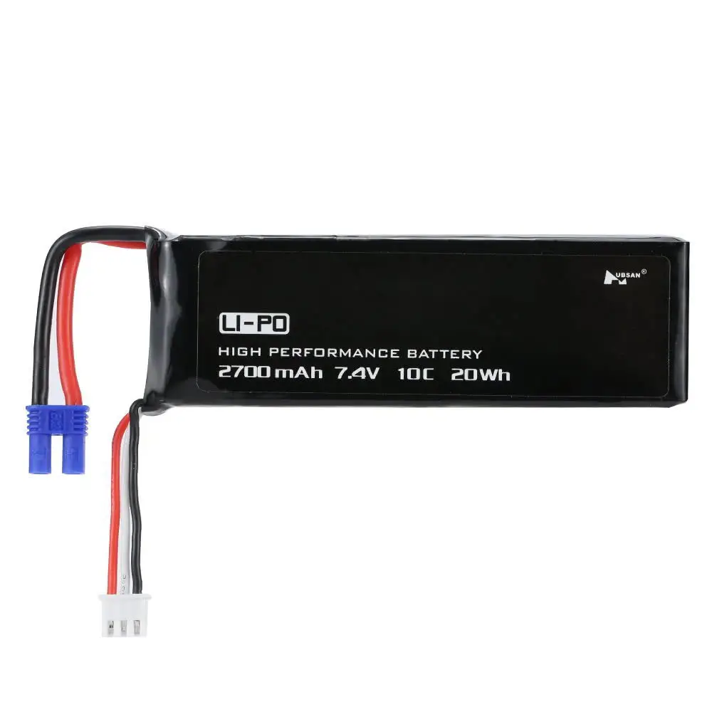 Аккумулятор для квадрокоптера Hubsan H501S H501C X4 7 4 В 2700 мАч 10C 2 шт.|Перезаряжаемые