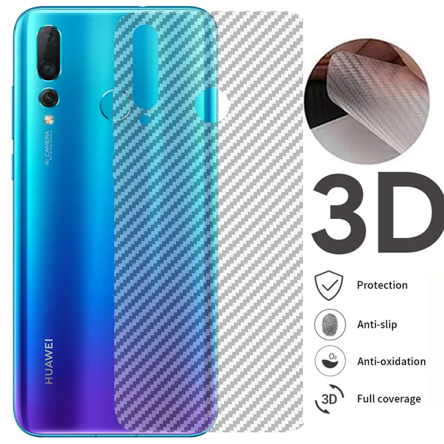 3D наклейка на заднюю панель из углеродного волокна защитная пленка для экрана