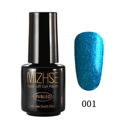 BLUEZ001 MIZHSE голографический Гель-лак 102 цвет Светодиодный УФ-гель Платиновые блестки художественный Гель-лак для ногтей блестящая Лазерная блестка серебро золото бриллиант - Цвет: BLUEZ001