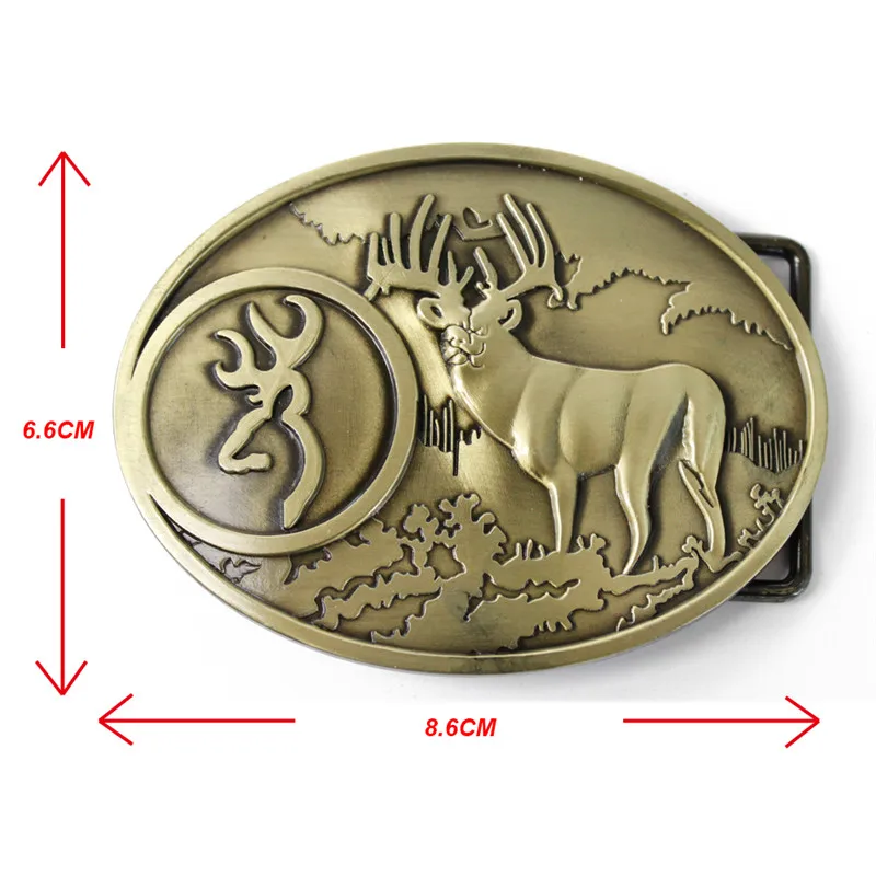 АНЮТИНЫ ГЛАЗКИ Западной Охотник Олень Пряжки Ремня | Дом и сад