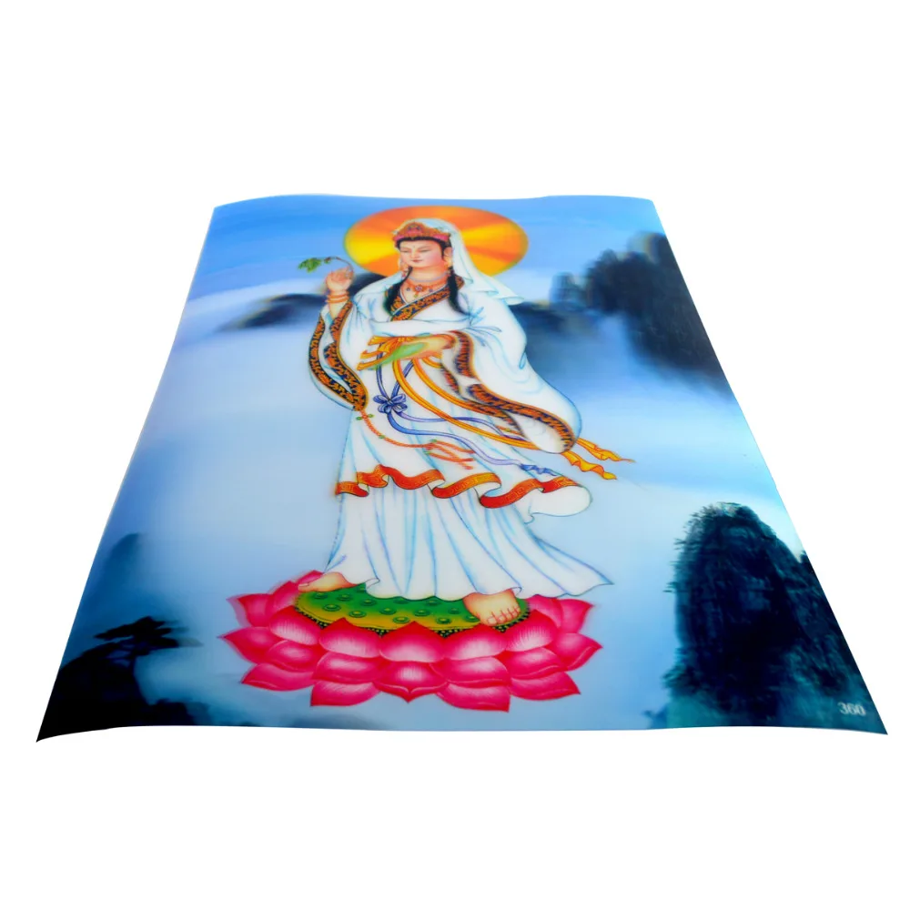 Настенная пластиковая картина с 3D-эффектом Постер Bodhisattva A2061 | Дом и сад