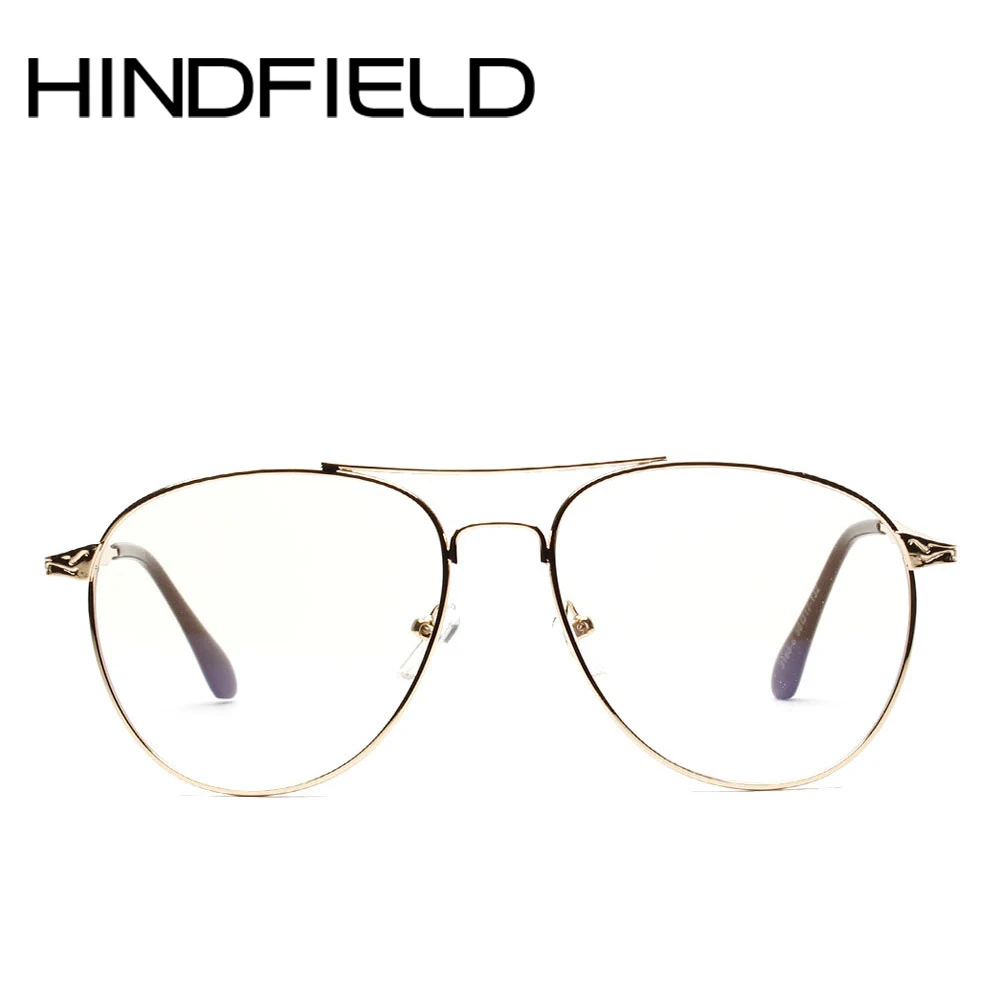 Hindfield 2017 новейший стиль пилота модные очки оправа Мужская классическая