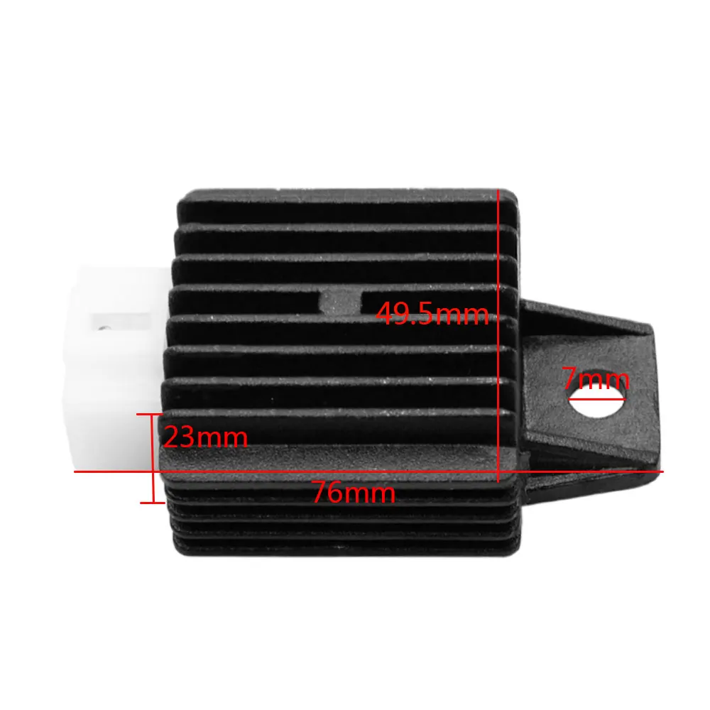 12V мотоциклов Напряжение Регулятор выпрямителя 4Pin для 50cc-125cc GY6 50cc 60cc 80cc 125cc 150cc Скутер мопед Go Kart ATV H055-002