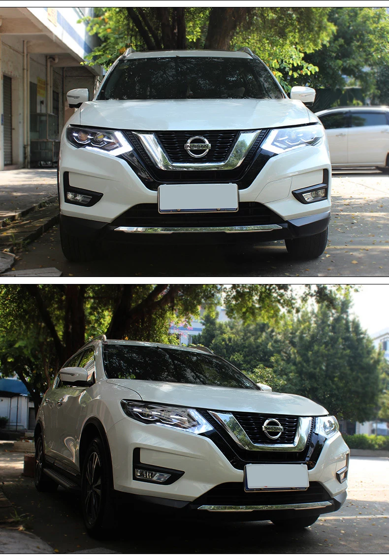 Автомобильный Стайлинг корпус передней фары для Nissan X-trail- фары, светодиодные фары DRL Двойной Луч би-ксеноновая разрядная лампа высокой интенсивности для автомобиля аксессуары