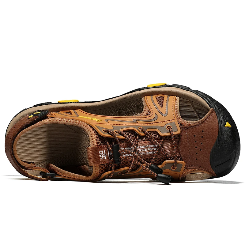 Сандалии мужские с закрытым носком уличные кроссовки защитой от столкновений