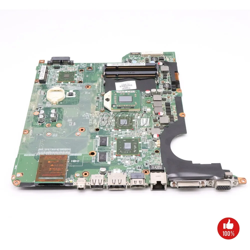 NOKOTION 502638-001 482324-001 для HP Pavilion dv5-1000 DV5 материнская плата для ноутбука DA0QT8MB6G0 HD3400 GPU DDR2 Процессор