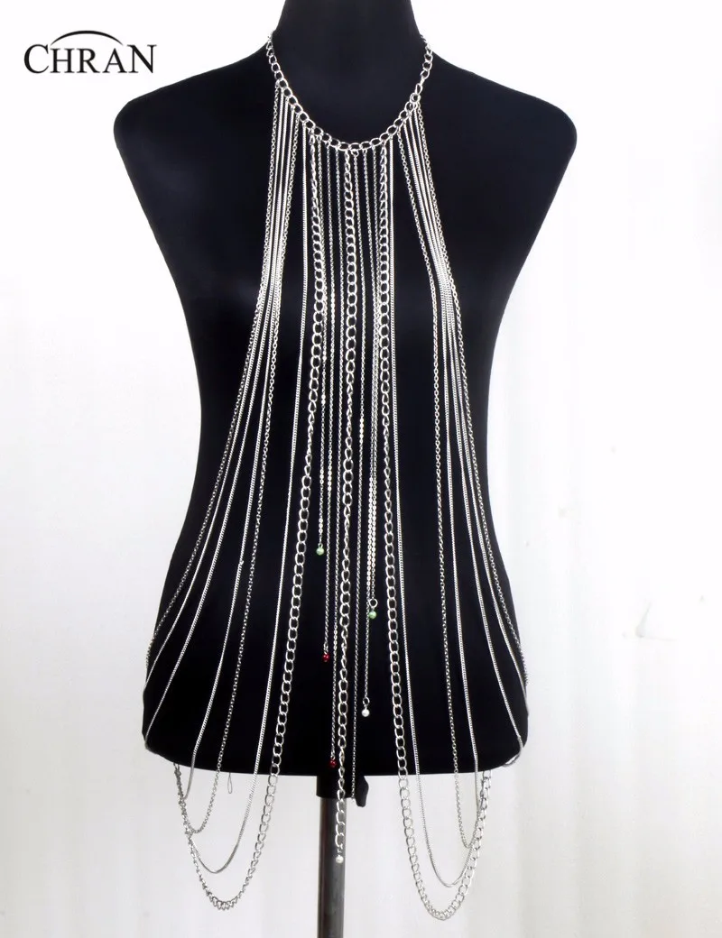 Цельнометаллическое ожерелье на плечо Chran 2 цветов