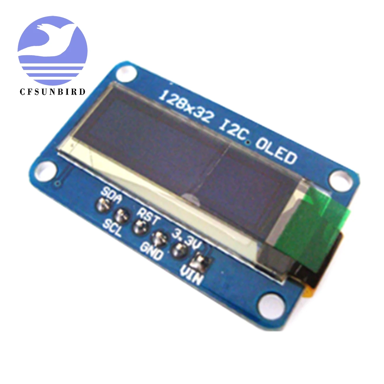 Плата CFsunbird 0 91 дюйма сине белая OLED дисплей модуль SSD1306 Привод IC 128*32 интерфейс I2C 3 В