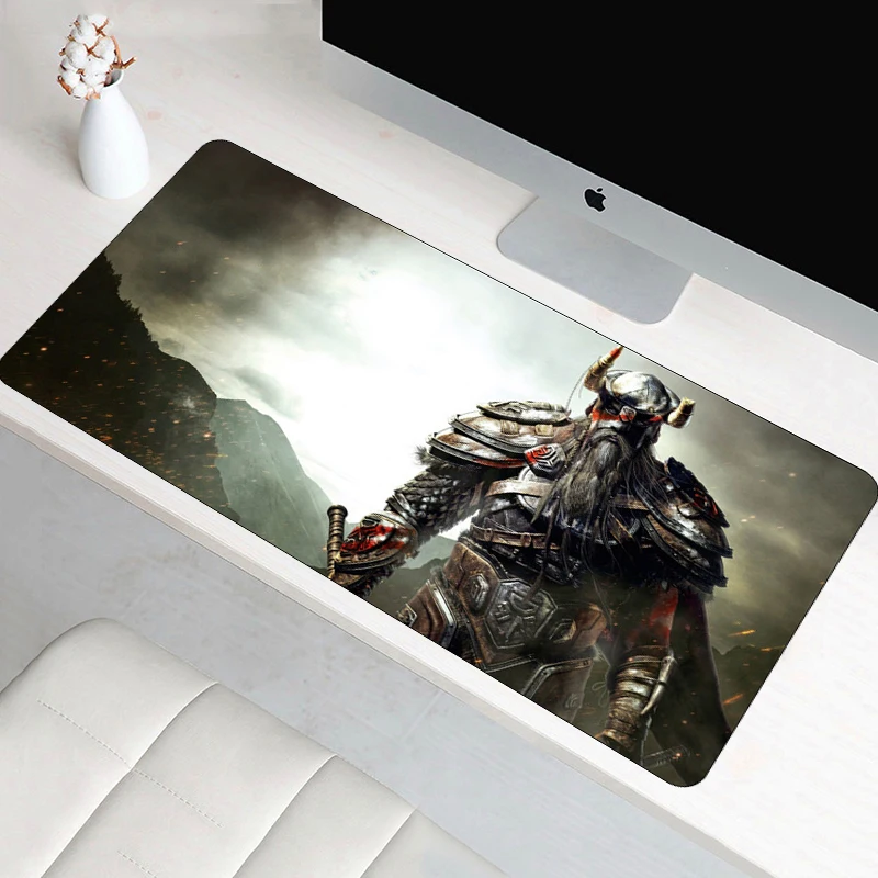 Большой коврик для мыши skyrim 80x40 см большой Настольный пожилых свитки защитный