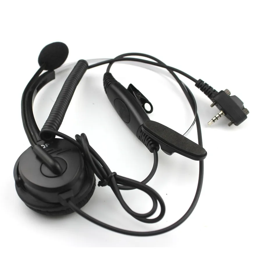 Headphone Single Headset Collar PTT With Microphone For Vertex Standard VX131 VX230 VX231 VX261 Walkie Talkie