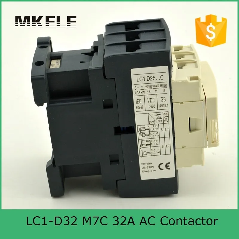 LC1-D32 M7C 36 В катушка контактор переменного тока 24 220 с серебряными контактами LC1D32M7C