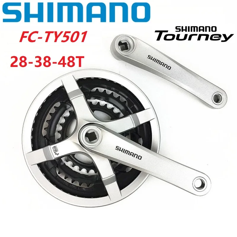 Горных велосипедов SHIMANO турнир FC TY501 серебро диаметра окружности болтов (170 мм