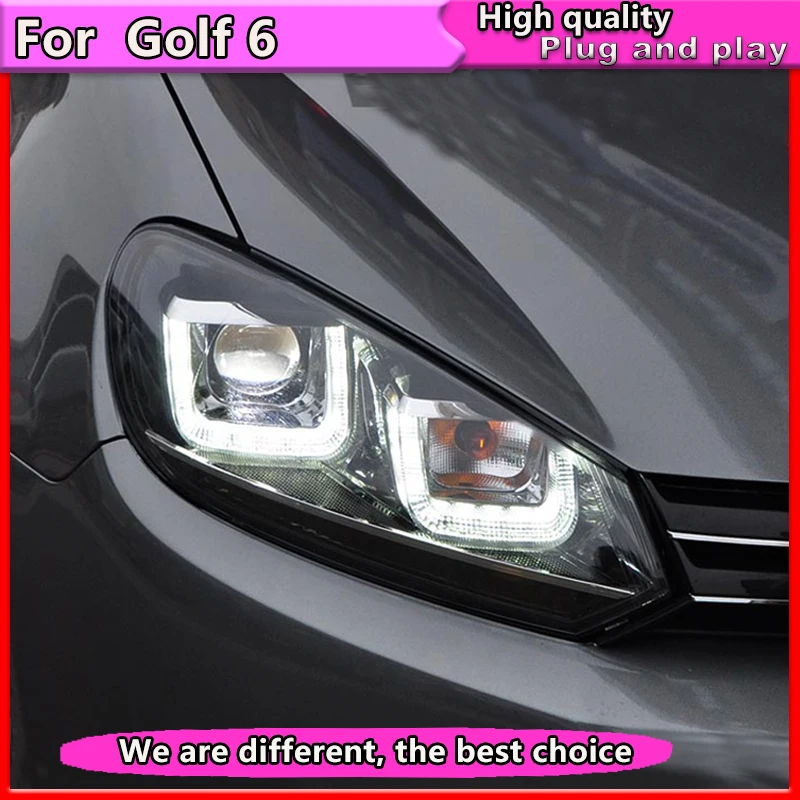 Автомобильный Стайлинг для VW Golf 6 2010 2012 светодиодный головной светильник MK6