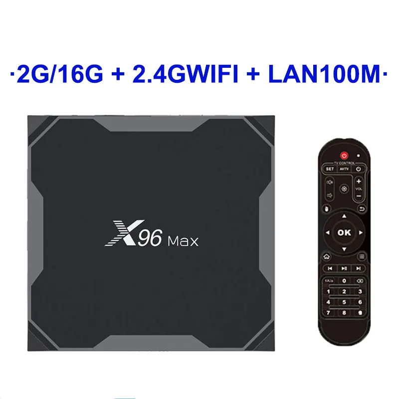 ТВ приставка X96 MAX Android 8,1 Amlogic S905X2 X96MAX 4 Гб 64 Гб ТВ приставка 2,4G и 5 ГГц Wifi 1000 м медиаплеер Смарт ТВ приставка - Цвет: 2G 16G