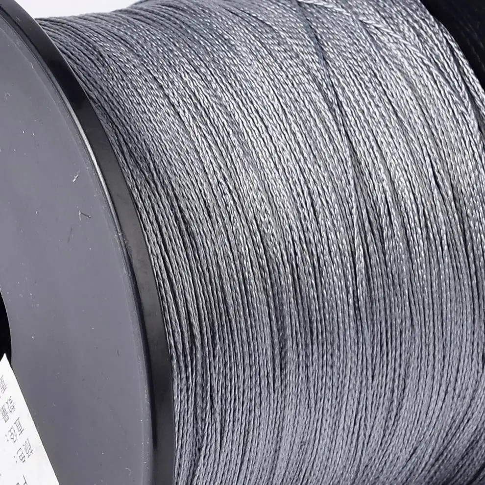 500 м/рулон серая многонитевая рыболовная леска супермощная для подводной ловли