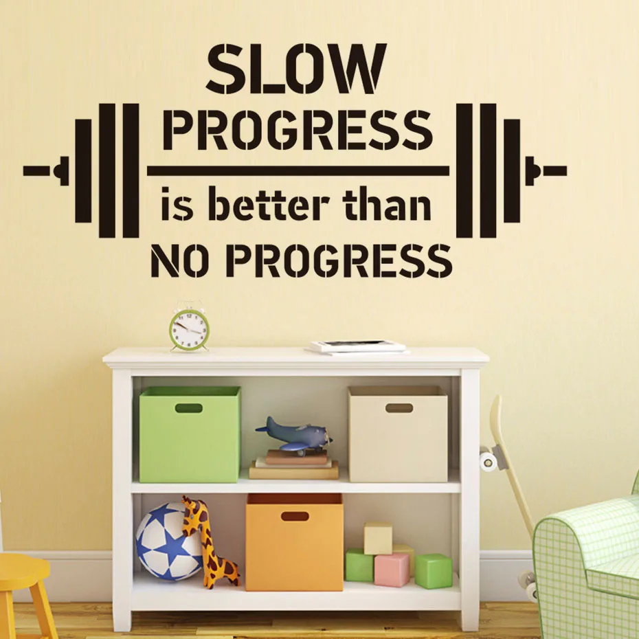 DCTOP медленный прогресс лучше чем без прогресса наклейки на стену для