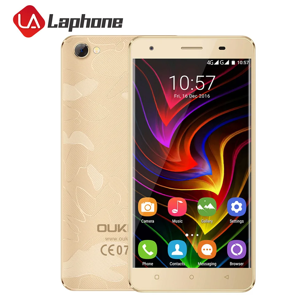 OUKITEL C5 Pro 4G Smartphone 5.0 inch Android 6.0 MTK6737 Quad Core 1.3GHz 2GB RAM 16GB ROM Dual Cameras | Мобильные телефоны и