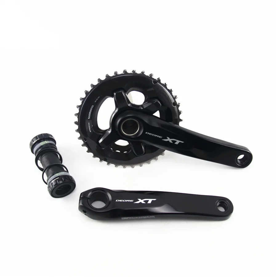 SHIMANO DEORE XT FC M8000 2x11 speed 24 34T 26 36T 28 38T 165 мм 170 175 HOLLOWTECH II шатун|Шатун и передняя звездочка