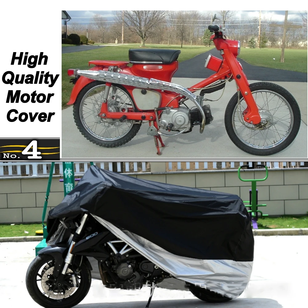 Чехол для мотоцикла Honda CA105T, водонепроницаемый, UV / Sun/Dust/чехол для защиты от дождя, изготовлен из полиэфирной тафты