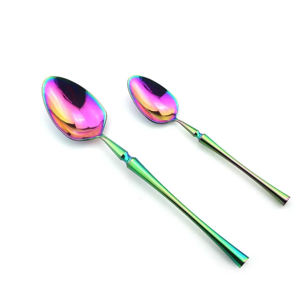 Роскошный набор посуды из 6 предметов титана 18/10 нержавеющая сталь Зеркальная