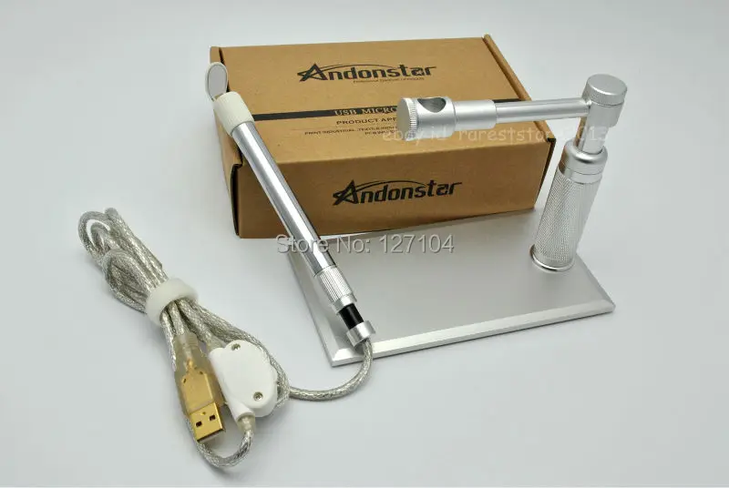 Andonstar 2-МЕГАПИКСЕЛЬНАЯ USB Цифровой Микроскоп 500x8 LED usb Видео Камеры Стенд