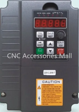 

VFD inverter 2.2KW 220v input 380V output HY02D223B-T 2200W variouble frequency driver