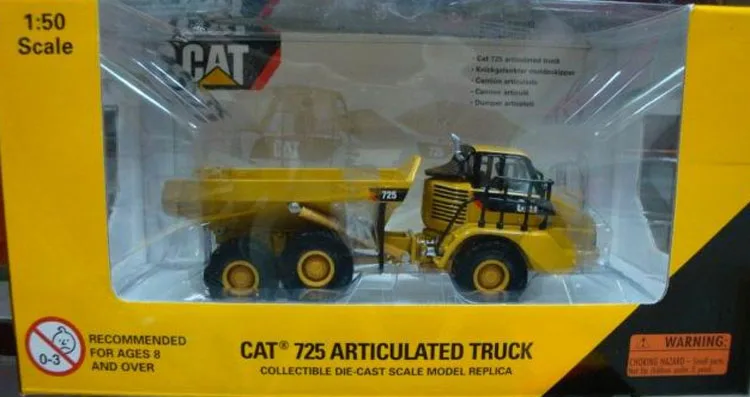 Norscot 1:50 Caterpillar CAT 725 Articulated Dump Truck Engineering Machinery Diecast Toy Model 55073 for Collection Decoration | Игрушки и