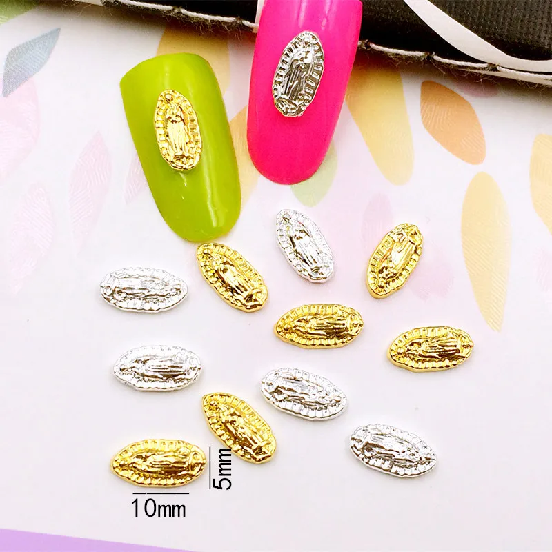 5 шт./упак. Япония Корея сплав для маникюра книги по искусству 3D цвета: золотистый