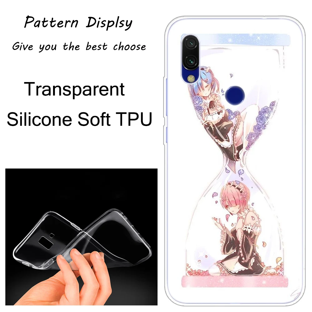 009 Аниме ReZERO Ram Rem Популярный силиконовый чехол для Xiaomi Redmi K20 7 7A 5 5Plus 6 6A S2 Note 8 7 6 5 Pro Модный чехол - Цвет: 009