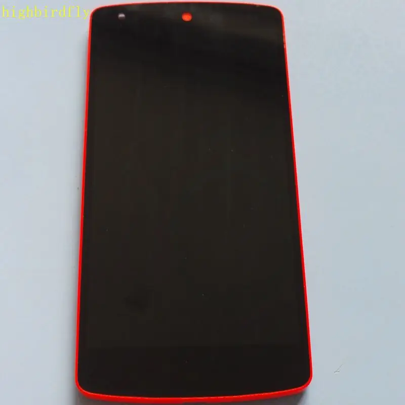 ЖК дисплей Highbirdfly для Lg Google Nexus 5 D821 D820 с сенсорным экраном и рамкой в сборе красный