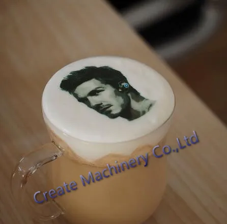 Кофе принтер Milktea печатная машина с wifi или USB планшетный струйный для печати торт