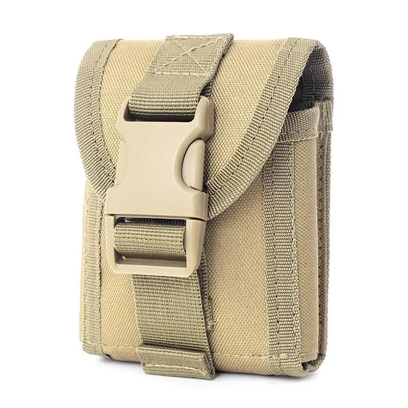 Coffee Спортивная поясная сумка На открытом воздухе Camo Tactical Military Molle Чехол для телефона карманная сумка с поясом на бедра и талию кошелек чехол для телефона - Цвет: Coffee