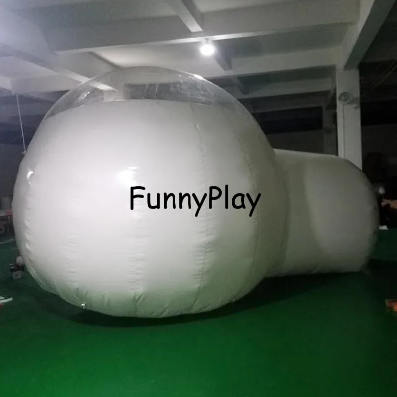 Надувная белая пузырьковая палатка водонепроницаемая для гостиной и улицы
