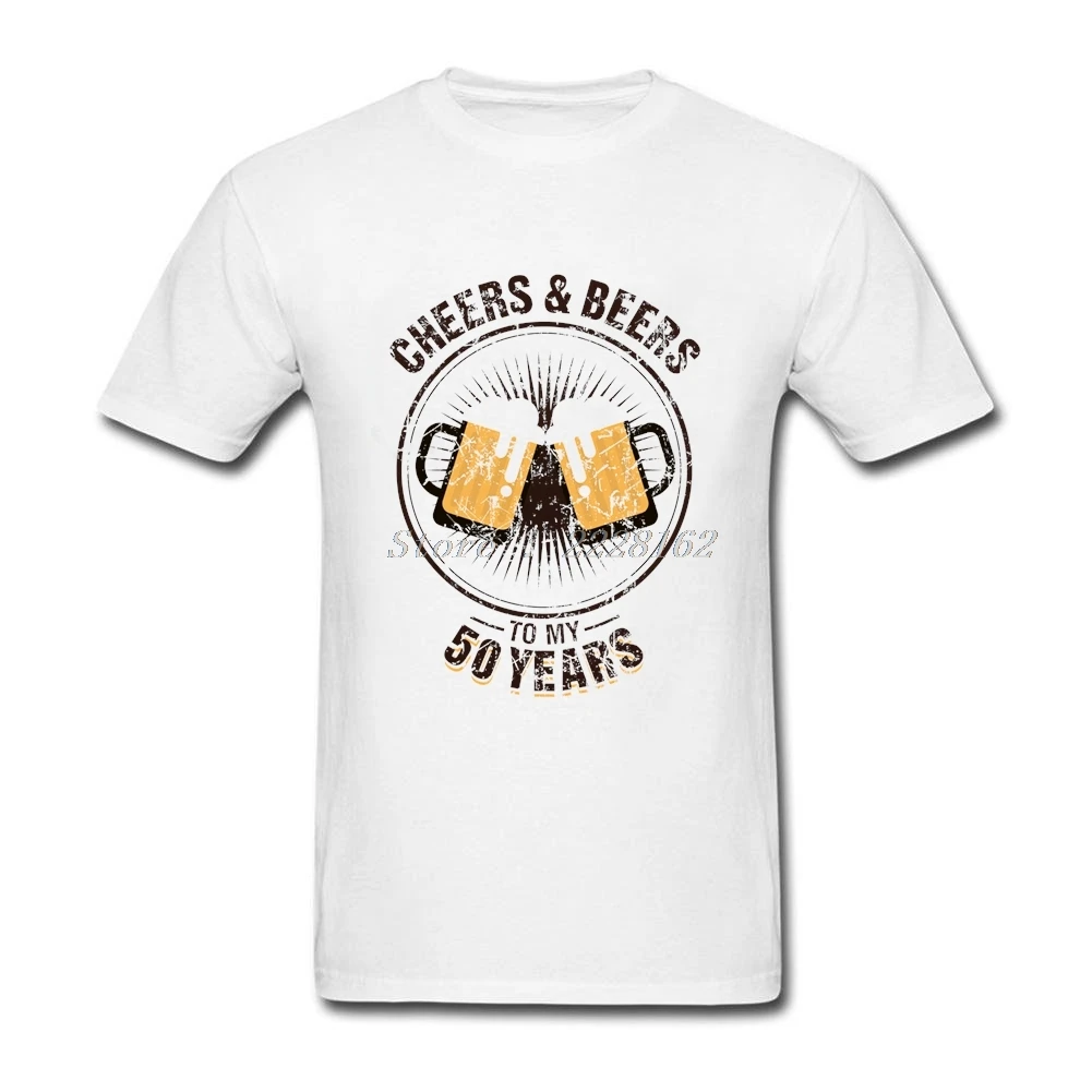 Индивидуальные футболки мужские Семейные с надписью Cheers and Beers до 50 лет подарок на