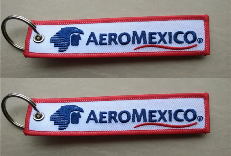 Брелок для ключей с вышивкой из ткани кольцом и границей Merrow|m keychain|keychain embroiderykeychain
