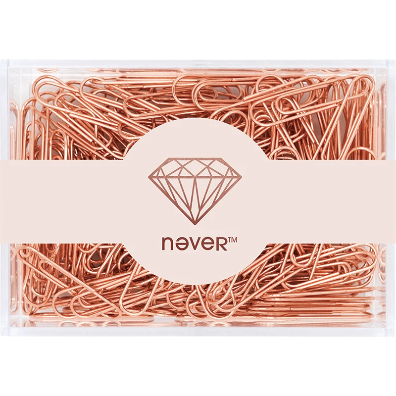 Розовое золото 200 шт/28 мм 70 шт/50 розовое скрепки для бумаги|paper clips|metal paper clipspaperclips