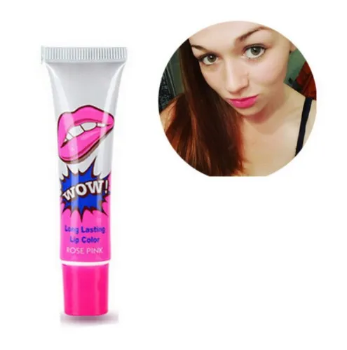 Rose Pink Bittb блеск Губная помада набор макияж губы Обнаженная длительный блеск Губная помада Волшебная Зажигалка водонепроницаемый красный помады Красота Макияж - Цвет: Rose Pink