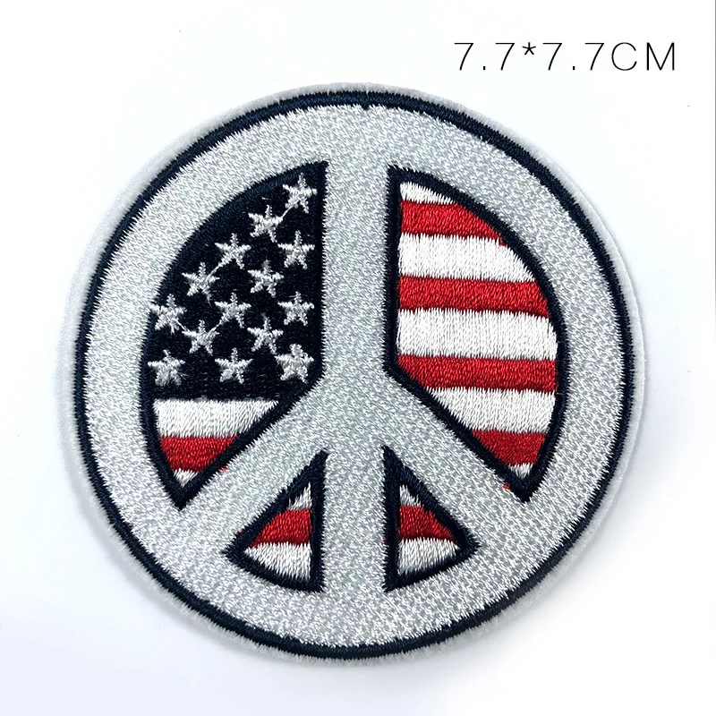 PGY Peace/нашивки с вышитыми буквами, круглые цветные аппликации для геев, для одежды, железные значки с надписью Love Car, 3D, сделай сам, пальто, Декор
