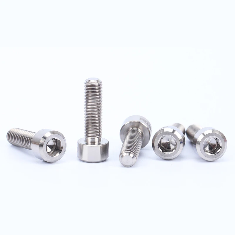 6 шт. титановые болты для велосипеда M5 * 16 мм/M5X18 мм|titanium stem bolt|stem boltcycling |