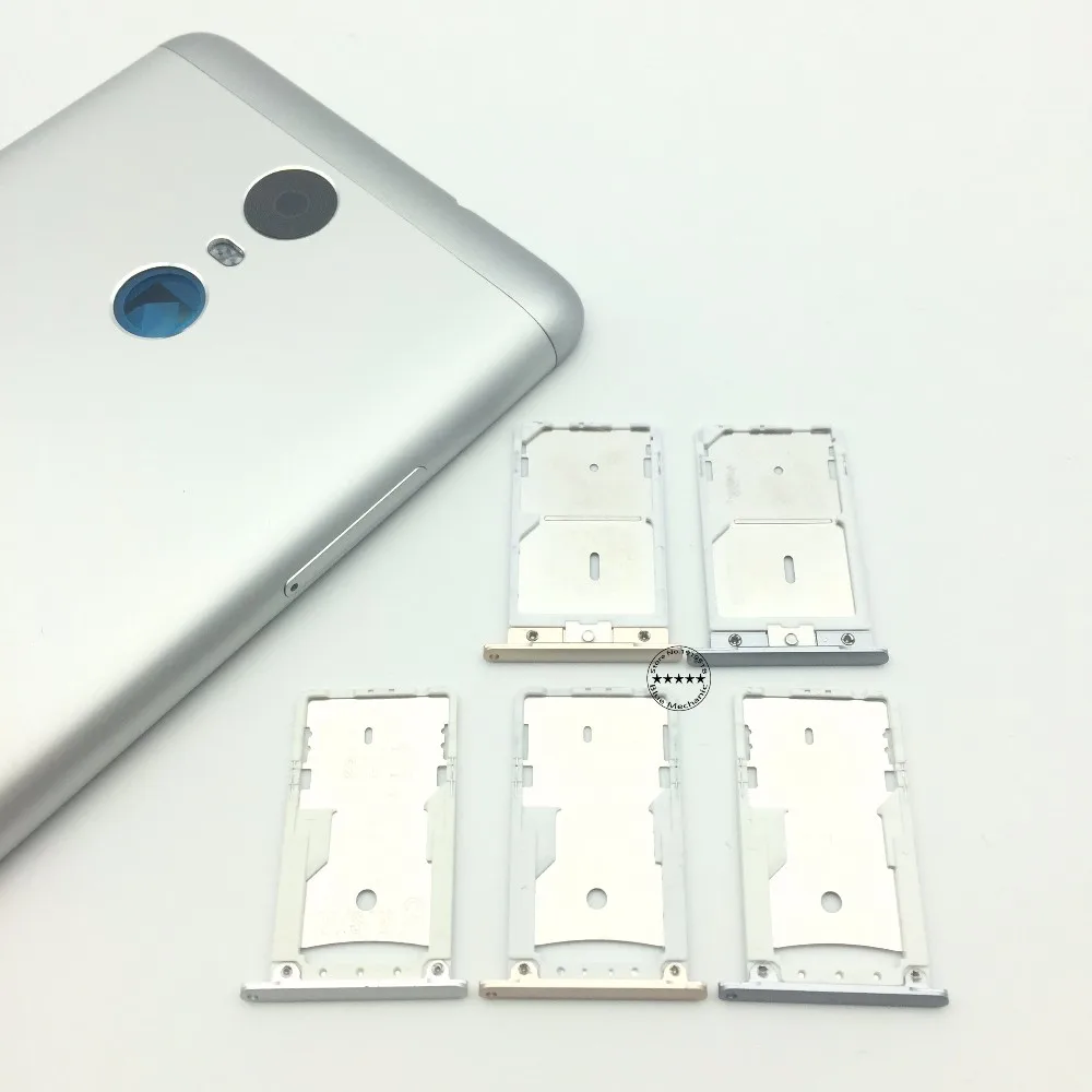 Для Redmi Note 3 Оригинальный двойной держатель SIM лоток для Xiaomi Pro Nano Sim 1/2 Micro SD/TF слот