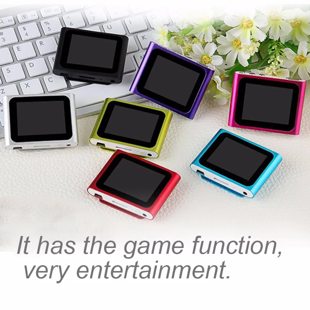 Модный портативный 1 8 дюймовый ЖК экран 6 го поколения музыкальный медиаплеер fm