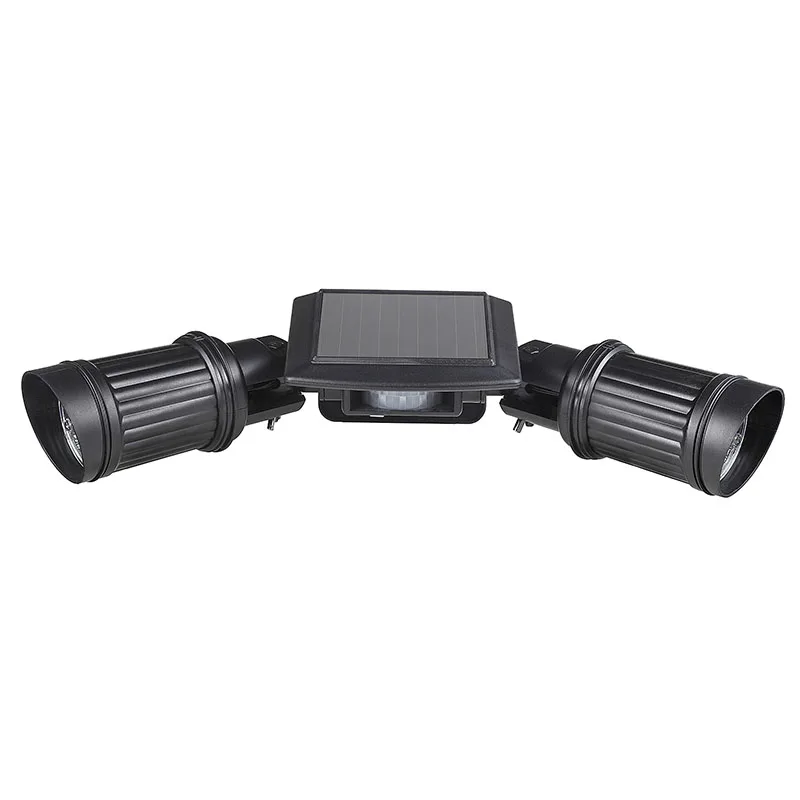 TAMPROAD Super Bright 14 LEDs Spotlight Outdoor Solar PIR Motion Sensor Wall Light Adjustable 180 Dual Heads LED Security Lamp | Лампы и