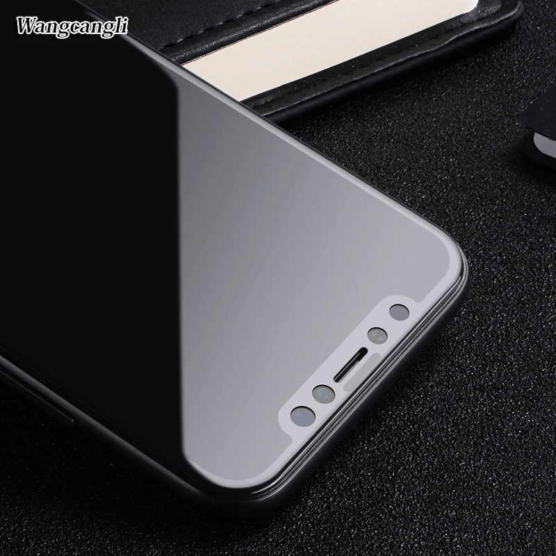 Wangcangli 3D полное покрытие стекло для iPhone x Защита экрана 8 plus защитное мягкий край 7