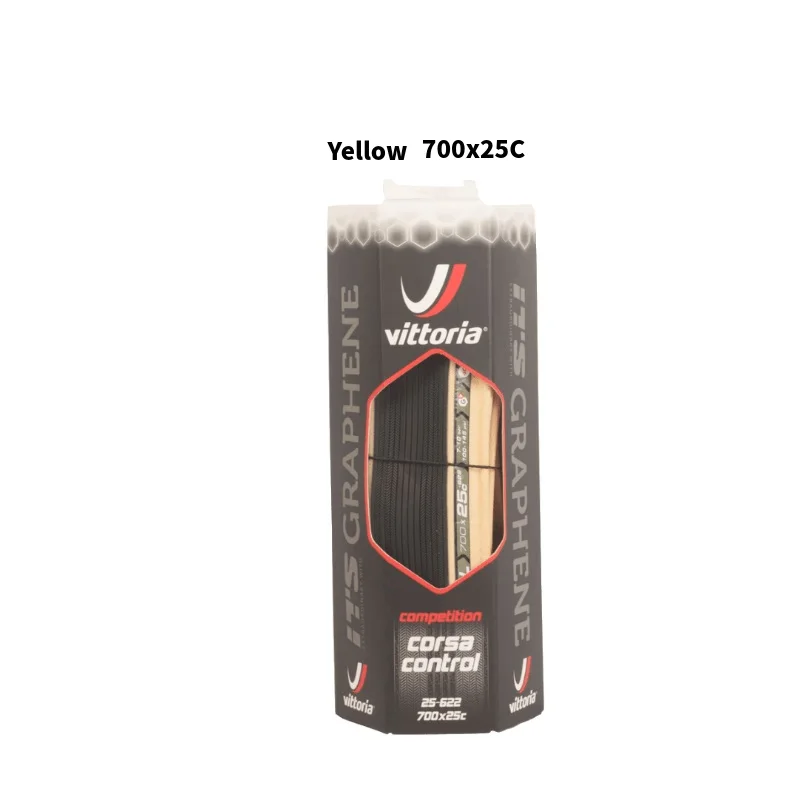Vittoria Corsa управление G+ Isotech 700C* 25C-28C(320TPI) дорожный велосипед clincher шины fit 700C chincher обод - Цвет: yellow 700X25mm