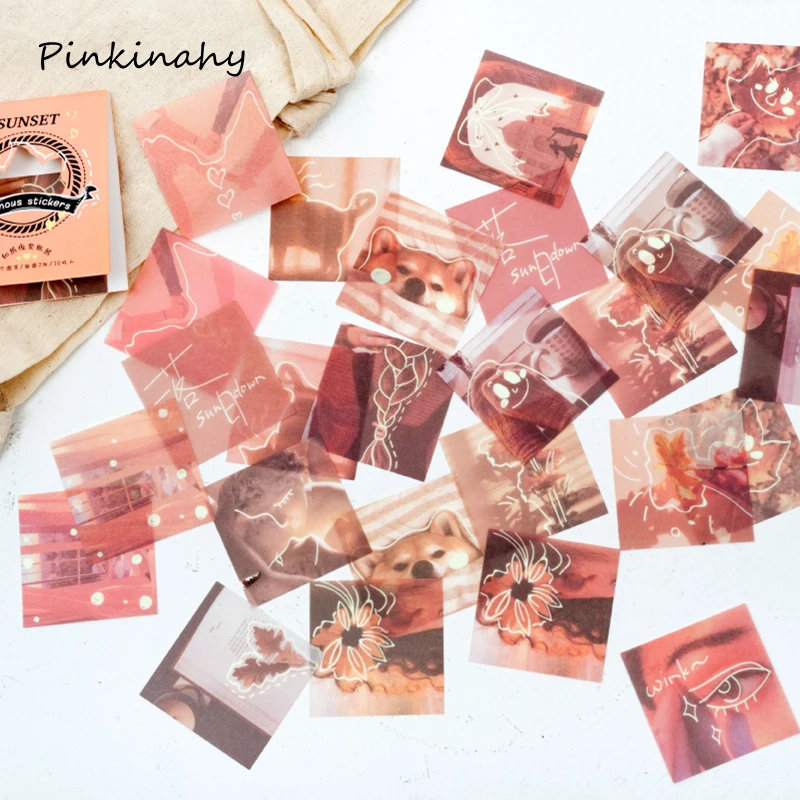 Креативные канцелярские наклейки светящиеся дневник планировщик декоративные