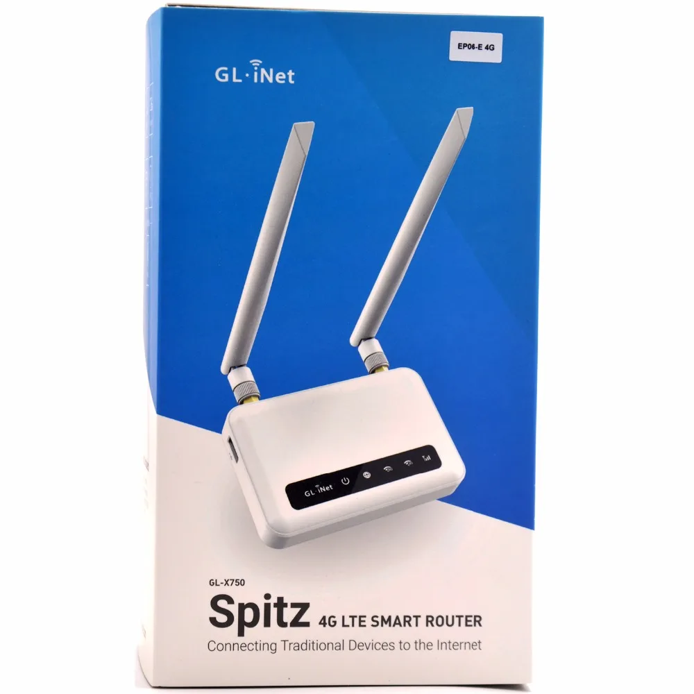 Интеллектуальный беспроводной роутер GL.iNet 802.11ac 750 Мбит/с 4G LTE SIM карта OpenWrt Router + mini